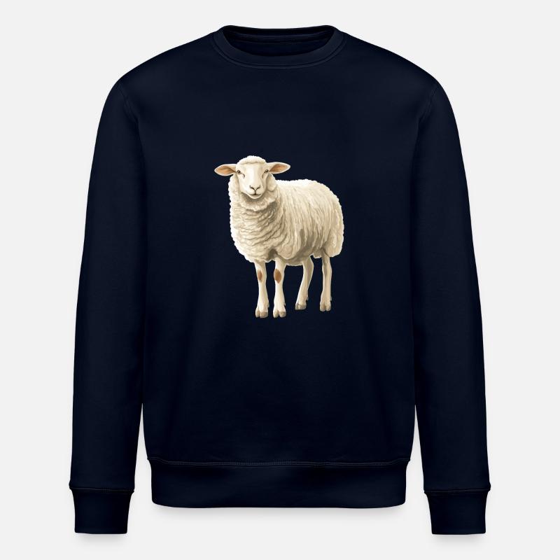 Mouton Mouton - Sweat bio ROLLER Stanley/Stella Unisexe - marine