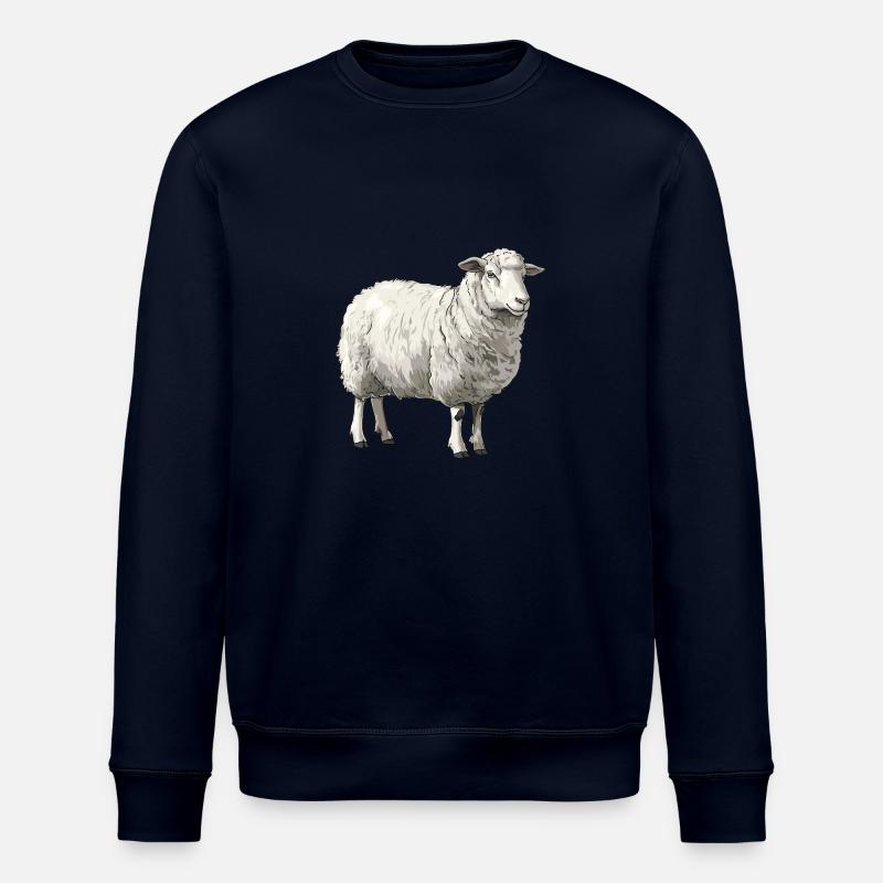 Mouton Mouton - Sweat bio ROLLER Stanley/Stella Unisexe - marine