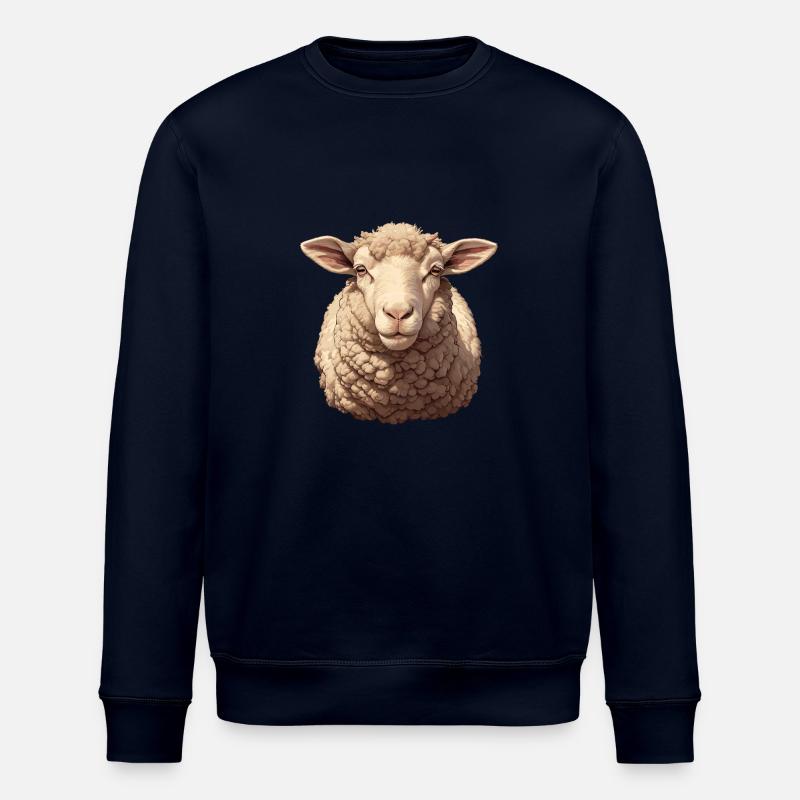 Sheep Sheep - Stanley/Stella ROLLER Unisex Organic Sweatshirt - navy