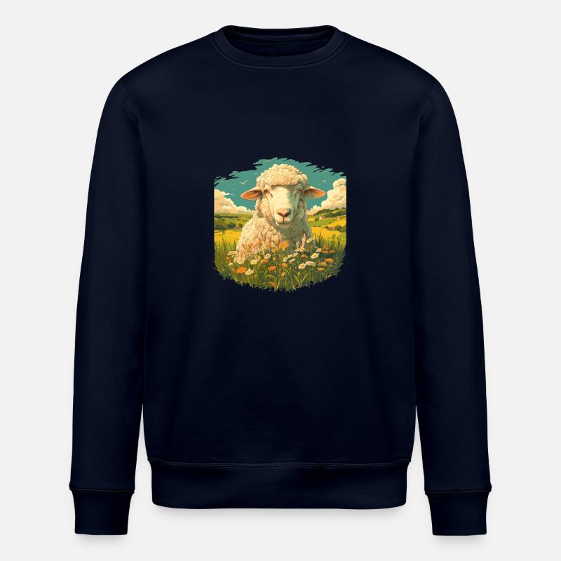 Schafe Schaf - Stanley/Stella Unisex Bio-Sweatshirt ROLLER - Navy