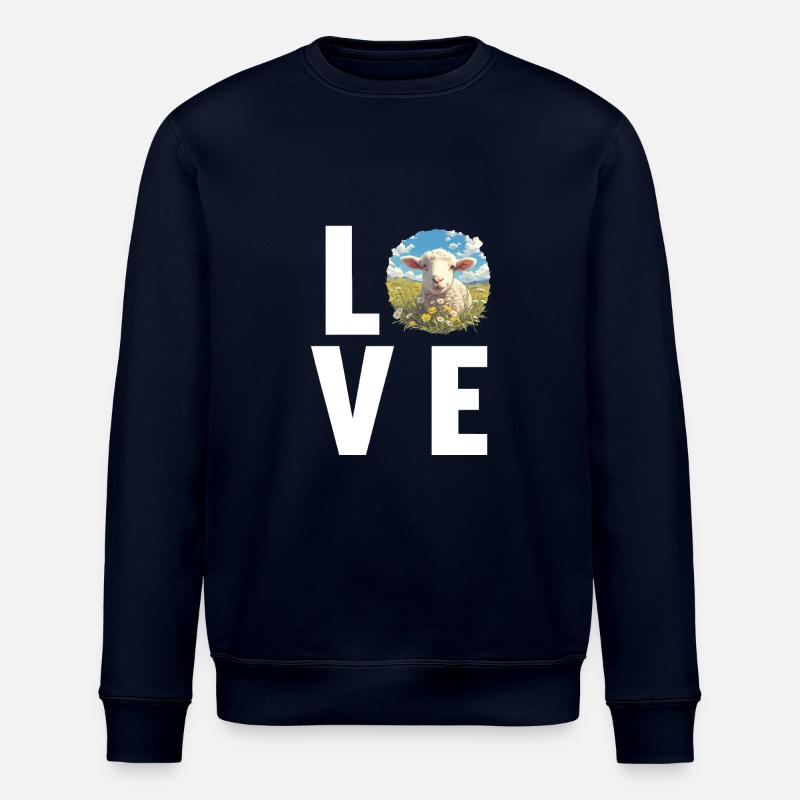 Sheep Sheep - Stanley/Stella ROLLER Unisex Organic Sweatshirt - navy