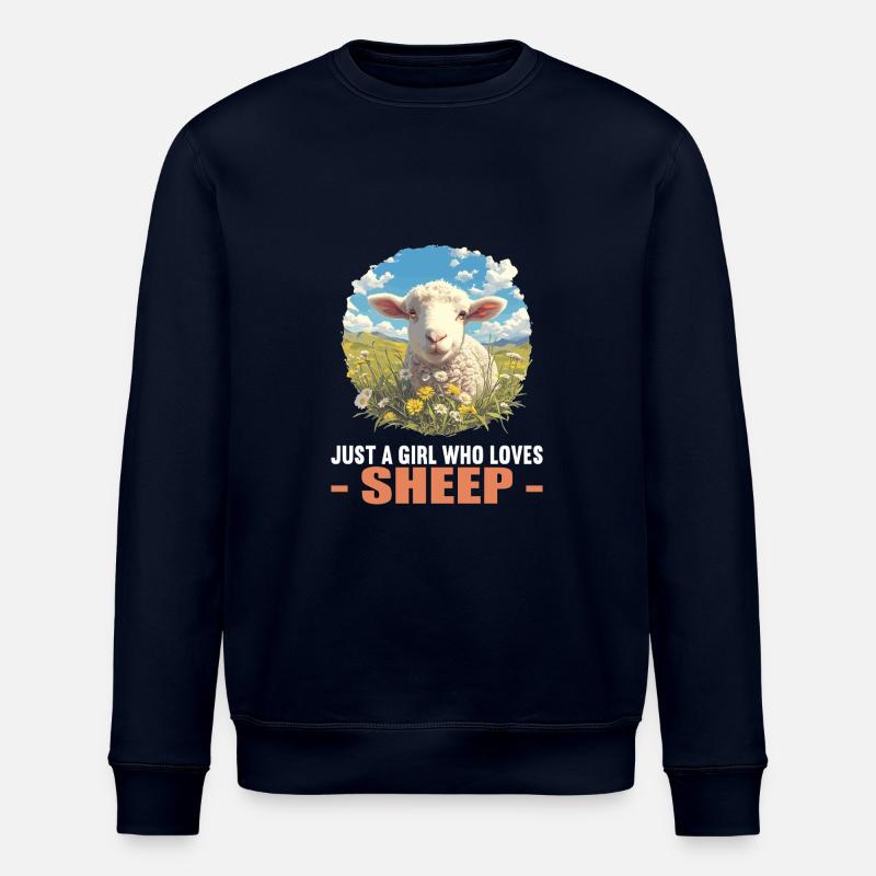 Schafe Schaf - Stanley/Stella Unisex Bio-Sweatshirt ROLLER - Navy