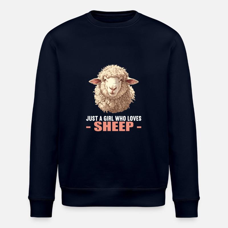 Schafe Schaf - Stanley/Stella Unisex Bio-Sweatshirt ROLLER - Navy