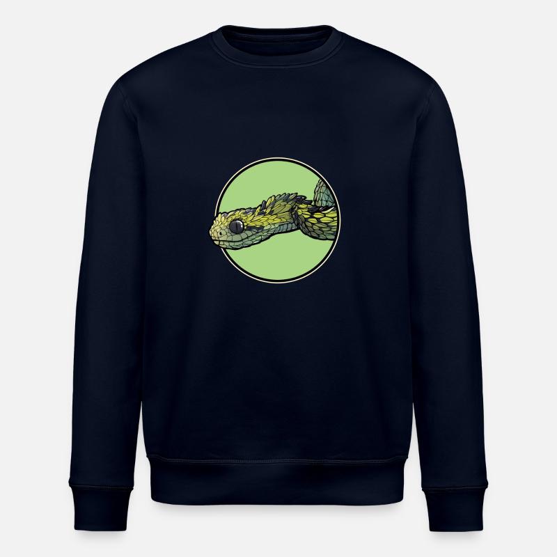 Bush Vipers Bush Viper - Stanley/Stella ROLLER Unisex Organic Sweatshirt - navy