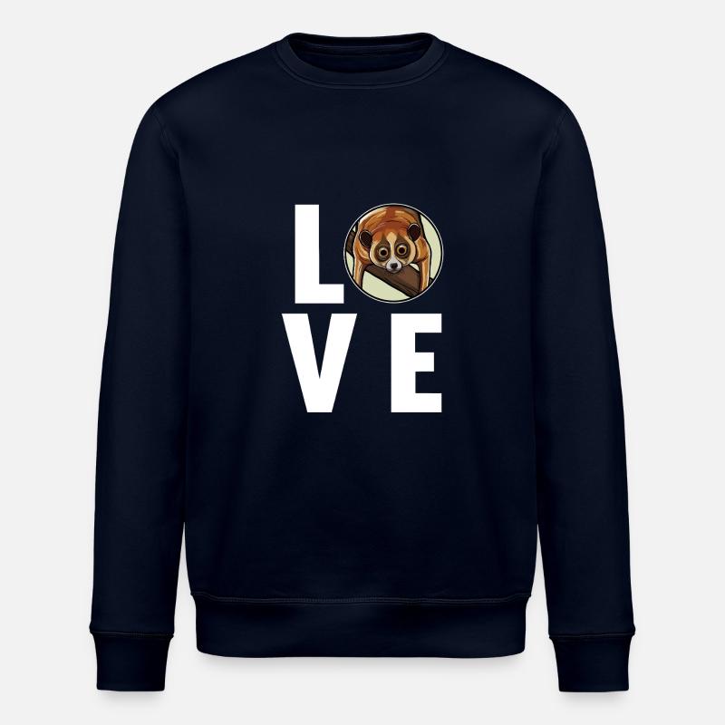 Plumploris Loris - Stanley/Stella Unisex Bio-Sweatshirt ROLLER - Navy
