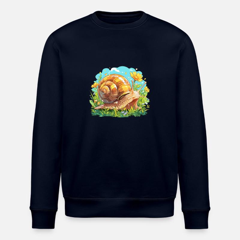 Escargots Escargot - Sweat bio ROLLER Stanley/Stella Unisexe - marine