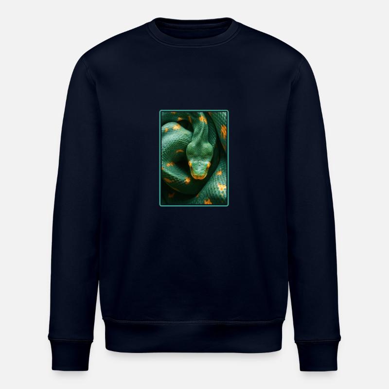 Schlangen Schlange - Stanley/Stella Unisex Bio-Sweatshirt ROLLER - Navy