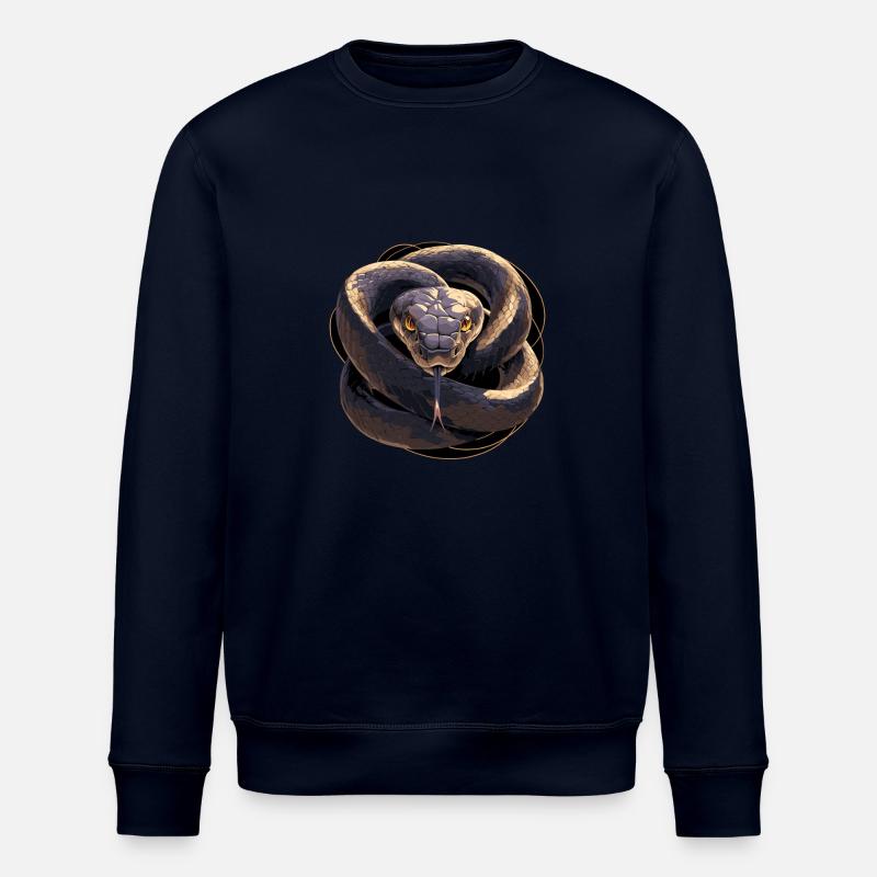 Schlangen Schlange - Stanley/Stella Unisex Bio-Sweatshirt ROLLER - Navy