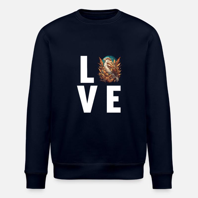 Moineaux Moineau - Sweat bio ROLLER Stanley/Stella Unisexe - marine