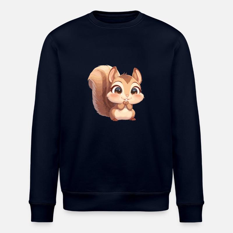 Squirrel - Stanley/Stella ROLLER Unisex Organic Sweatshirt - navy
