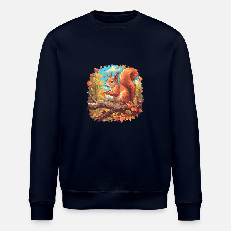 Eichhörnchen - Stanley/Stella Unisex Bio-Sweatshirt ROLLER - Navy