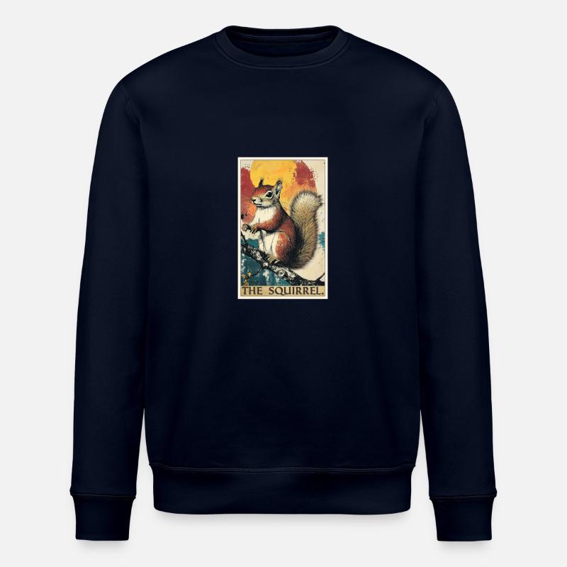 Squirrel - Stanley/Stella ROLLER Unisex Organic Sweatshirt - navy