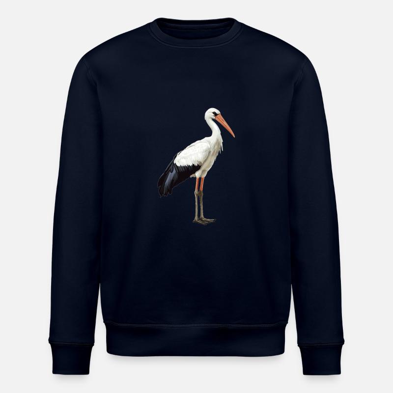 Störche Storch - Stanley/Stella Unisex Bio-Sweatshirt ROLLER - Navy