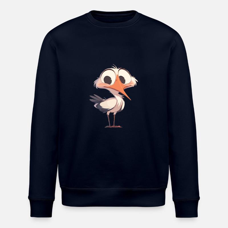Störche Storch - Stanley/Stella Unisex Bio-Sweatshirt ROLLER - Navy