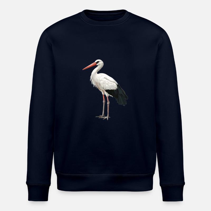 Störche Storch - Stanley/Stella Unisex Bio-Sweatshirt ROLLER - Navy