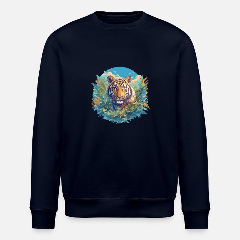 Sumatra-Tiger - Stanley/Stella Unisex Bio-Sweatshirt ROLLER - Navy
