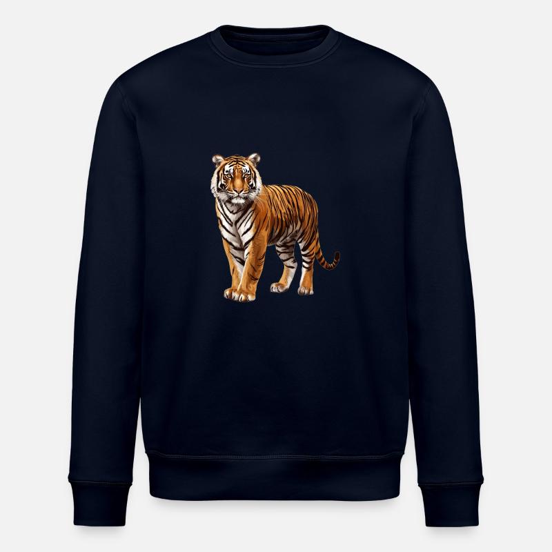 Sumatra-Tiger - Stanley/Stella Unisex Bio-Sweatshirt ROLLER - Navy