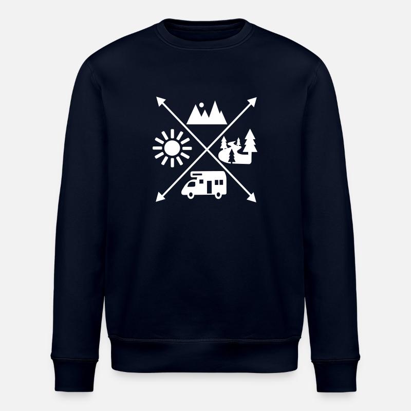Camping - Sweat bio ROLLER Stanley/Stella Unisexe - marine