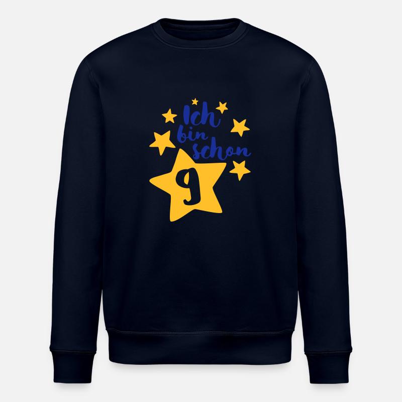 Ich bin schon Neun! - Stanley/Stella Unisex Bio-Sweatshirt ROLLER - Navy