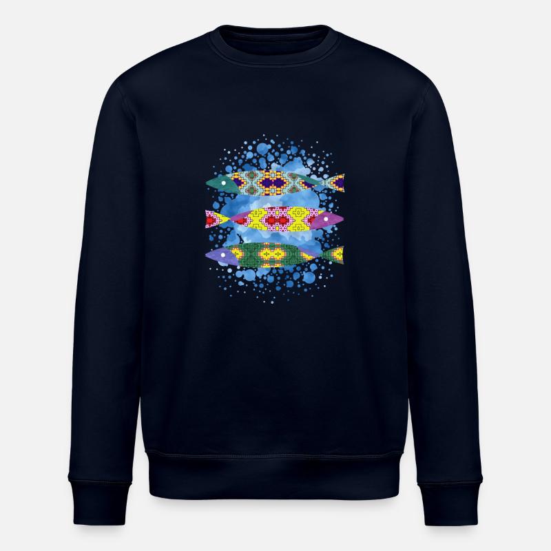 Fisch - Stanley/Stella Unisex Bio-Sweatshirt ROLLER - Navy