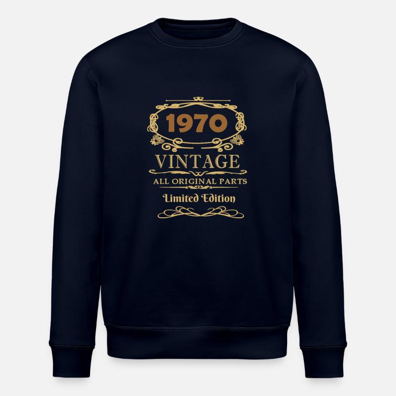 Pièces d'origine 1970 - Sweat bio ROLLER Stanley/Stella Unisexe - marine