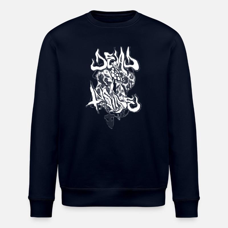 Mystisches Tsunami-Design - Stanley/Stella Unisex Bio-Sweatshirt ROLLER - Navy
