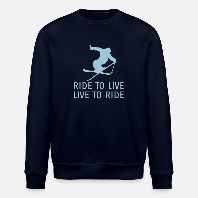 ride to live iiii - Sweat bio ROLLER Stanley/Stella Unisexe - marine