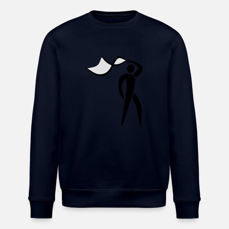 Wedler abstrakt - Stanley/Stella Unisex Bio-Sweatshirt ROLLER - Navy