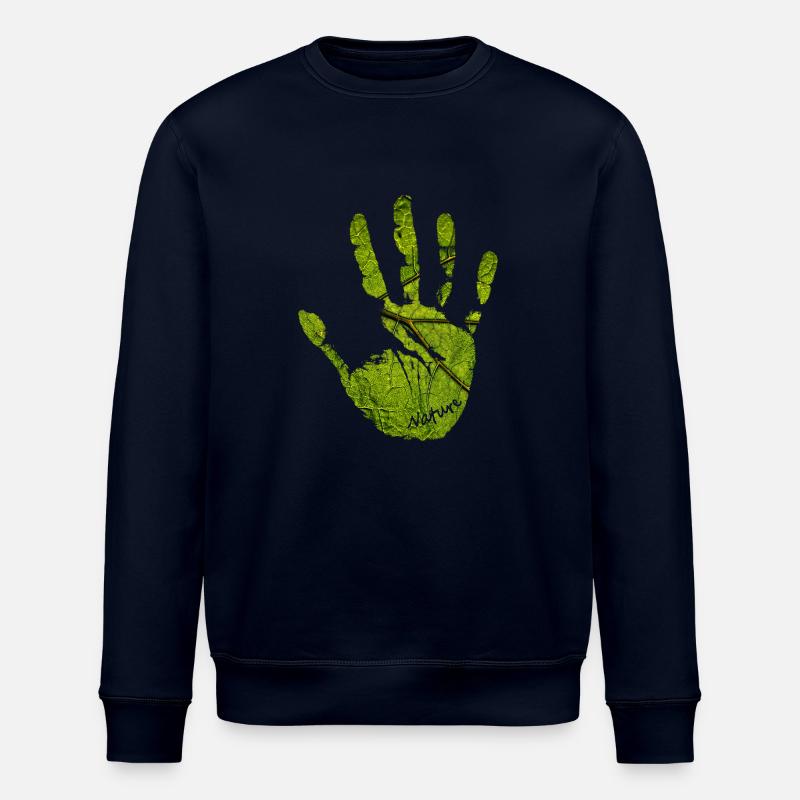 Nature de la main - Sweat bio ROLLER Stanley/Stella Unisexe - marine