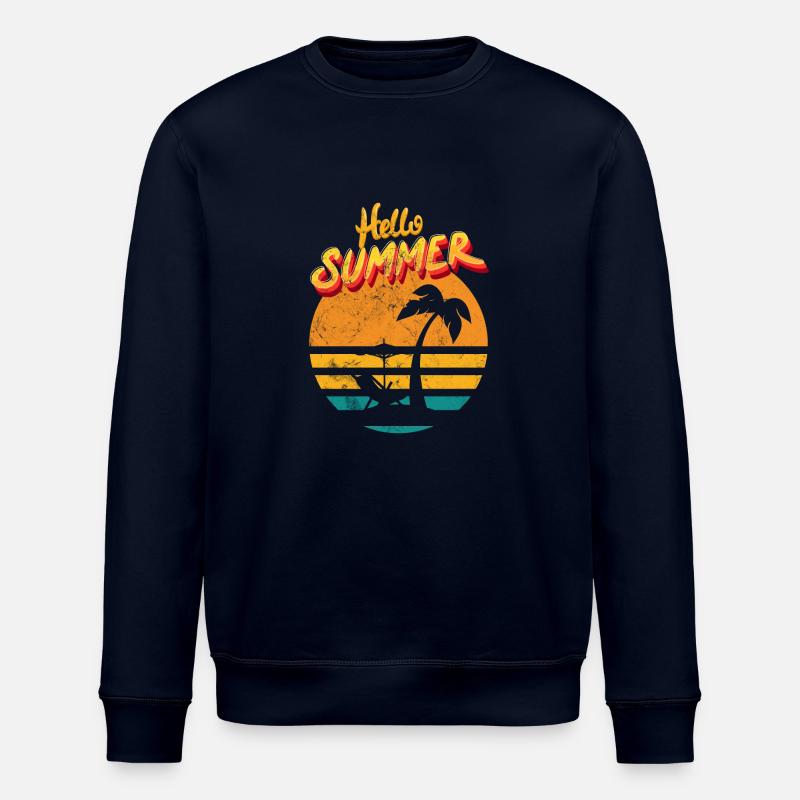 hello summer 1 - Sweat bio ROLLER Stanley/Stella Unisexe - marine