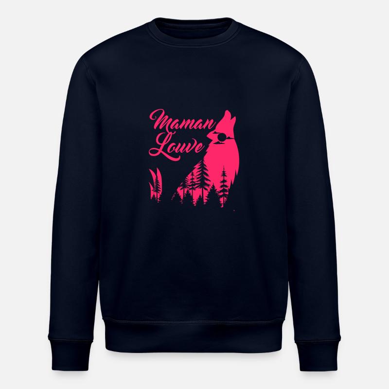 Maman louve 3 - Sweat bio ROLLER Stanley/Stella Unisexe - marine