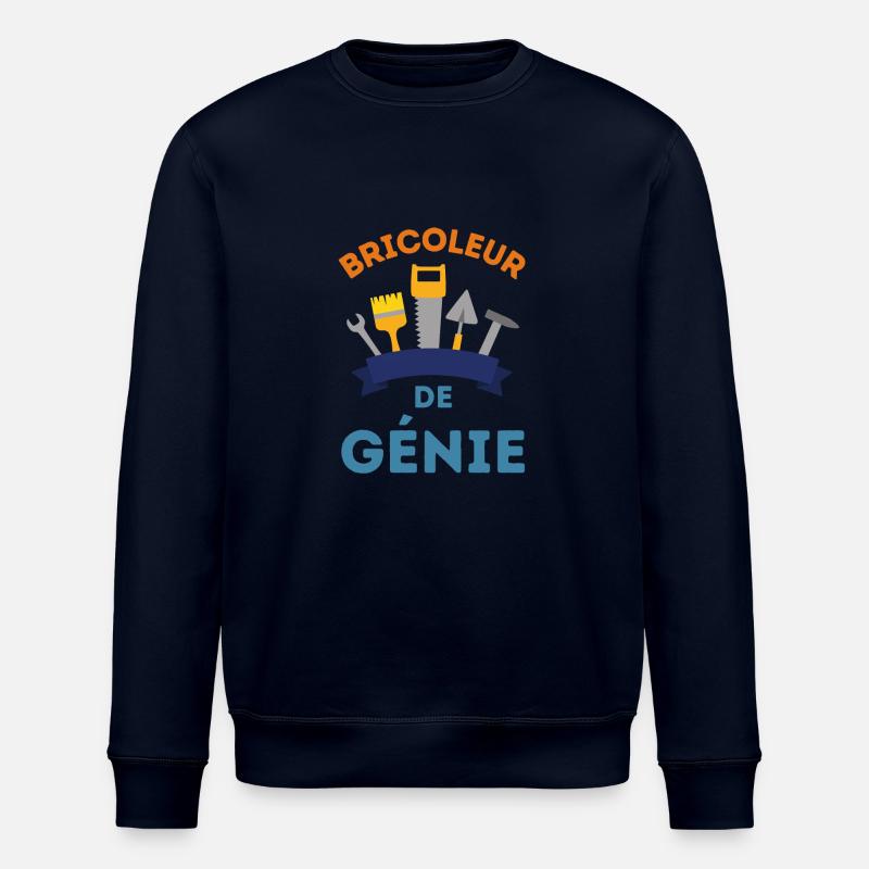 Bricoleur de génie 5 - Sweat bio ROLLER Stanley/Stella Unisexe - marine