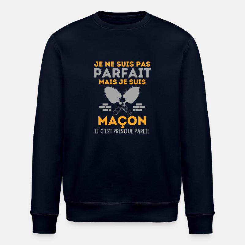 Maçonnerie maçon - Sweat bio ROLLER Stanley/Stella Unisexe - marine