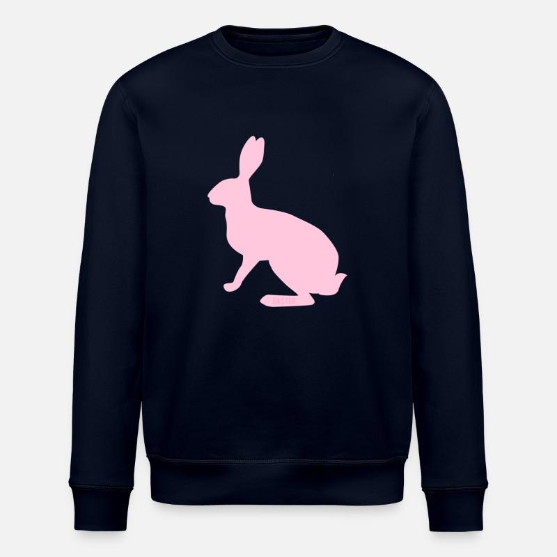Bunny Easter - Stanley/Stella ROLLER Unisex Organic Sweatshirt - navy