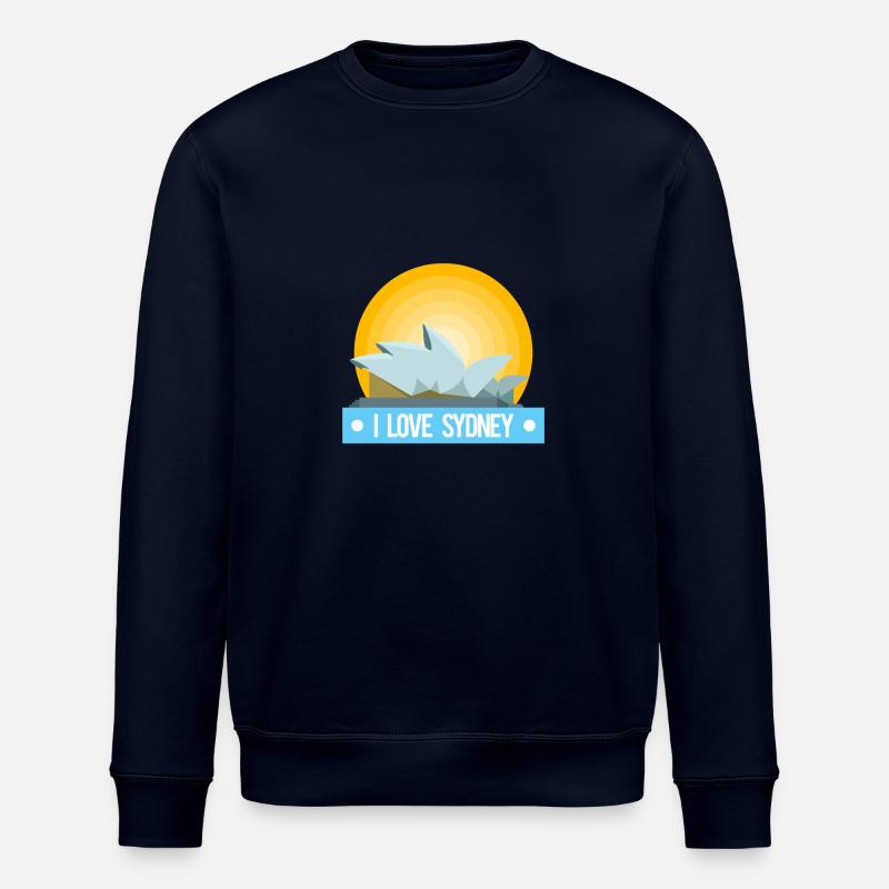 I love Sidney - Stanley/Stella Unisex Bio-Sweatshirt ROLLER - Navy