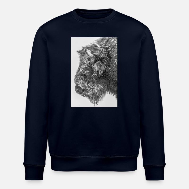 Wisent bw D4N3127 - Stanley/Stella Unisex Bio-Sweatshirt ROLLER - Navy