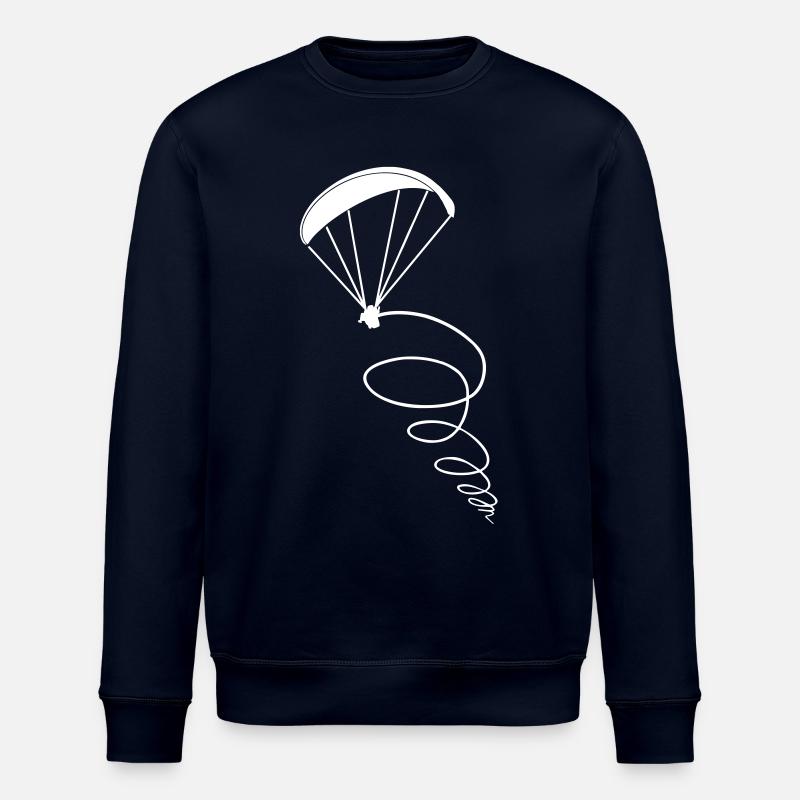 thermik paragliding - Stanley/Stella Unisex Bio-Sweatshirt ROLLER - Navy