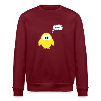 piou dev - Sweat bio ROLLER Stanley/Stella Unisexe - bordeaux - Devant - Nik (191cm)