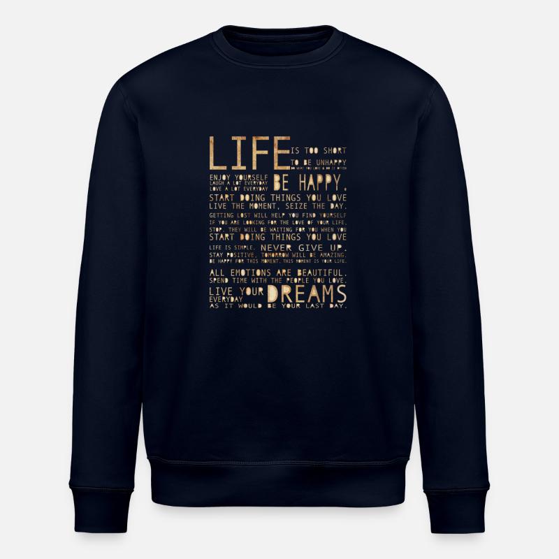 LIFE - Sweat bio ROLLER Stanley/Stella Unisexe - marine