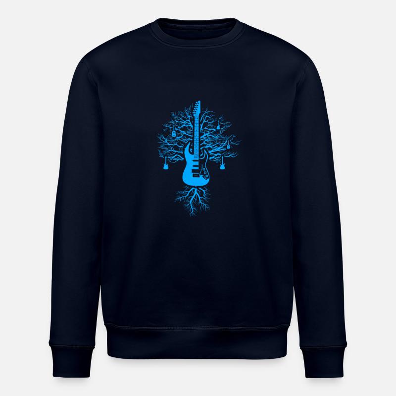 Arbre de guitare - Sweat bio ROLLER Stanley/Stella Unisexe - marine