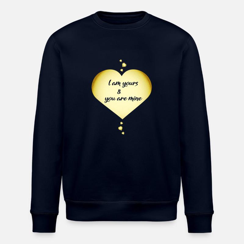 Couples amoureux Coeur d’amour - Sweat bio ROLLER Stanley/Stella Unisexe - marine