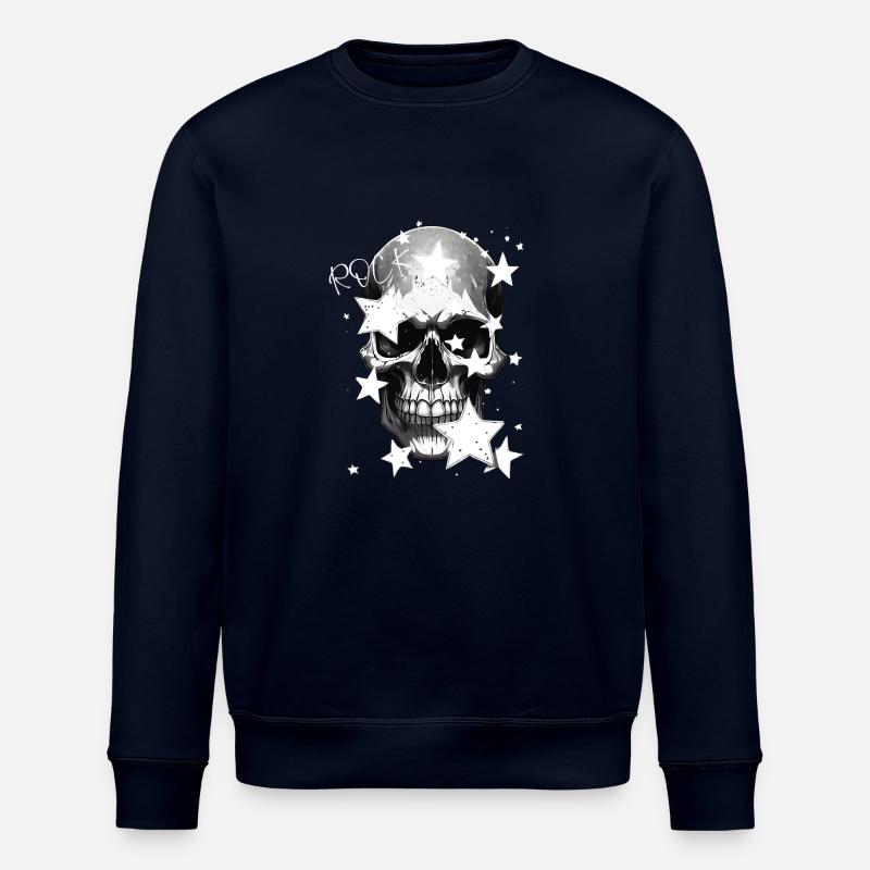 Conception de crâne rocheux - Sweat bio ROLLER Stanley/Stella Unisexe - marine