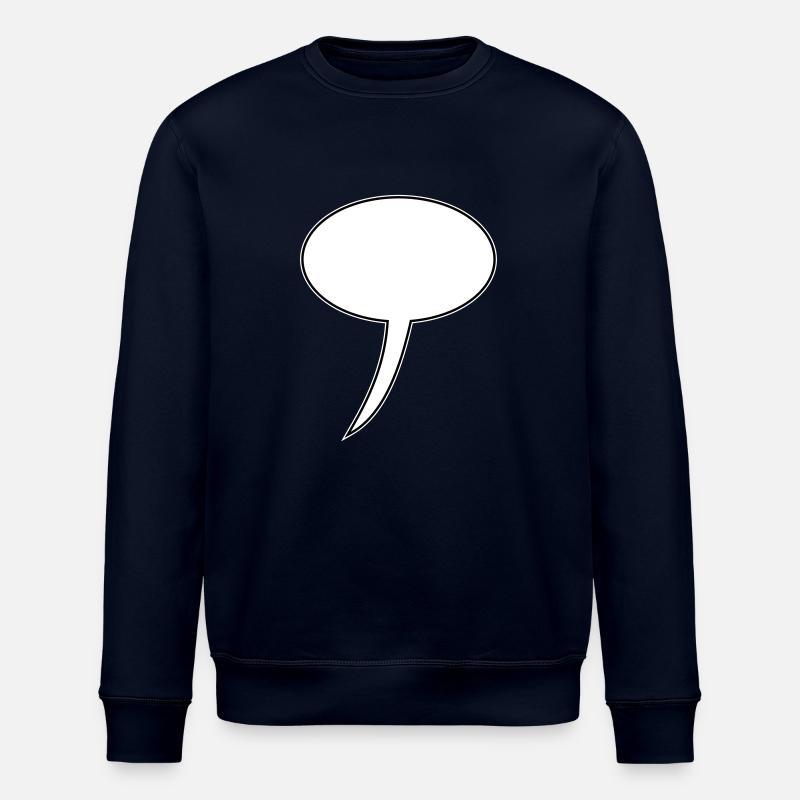 Sprechblase Design Lang - Stanley/Stella Unisex Bio-Sweatshirt ROLLER - Navy
