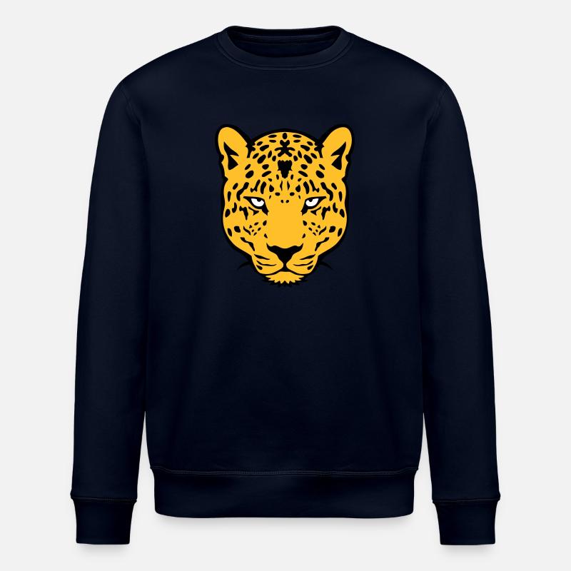 Leoparden wildes Tier 30 - Stanley/Stella Unisex Bio-Sweatshirt ROLLER - Navy