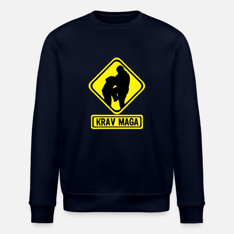 krav maga logo danger1 - Sweat bio ROLLER Stanley/Stella Unisexe - marine