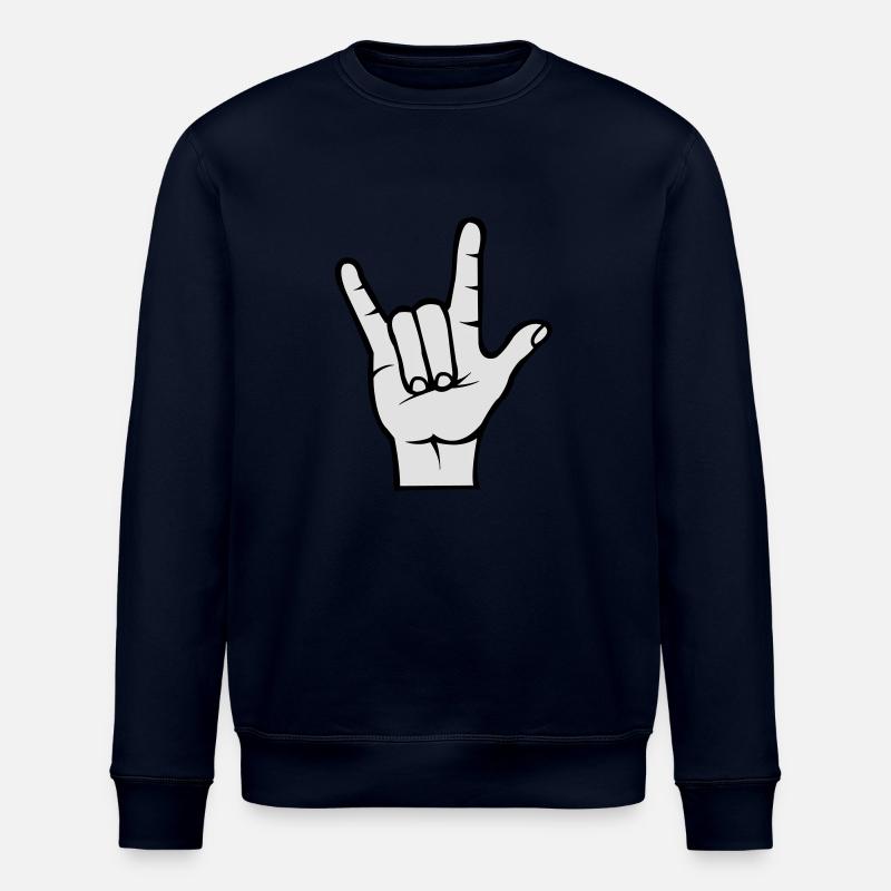 hand_2 - Stanley/Stella Unisex Bio-Sweatshirt ROLLER - Navy