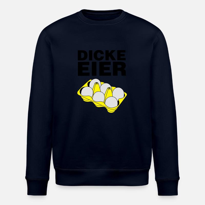 Dicke Eier - Stanley/Stella Unisex Bio-Sweatshirt ROLLER - Navy