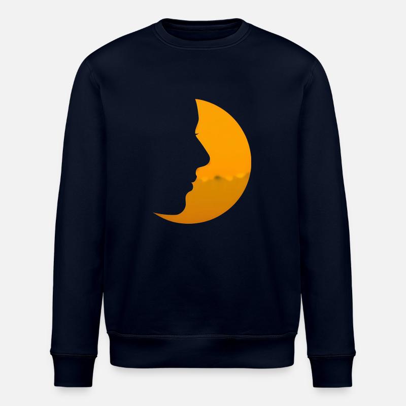 moon - Stanley/Stella ROLLER Unisex Organic Sweatshirt - navy