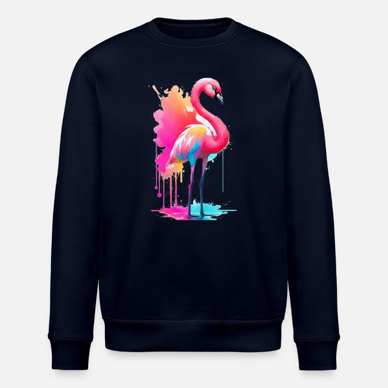 Flamingo - Stanley/Stella Unisex Bio-Sweatshirt ROLLER - Navy