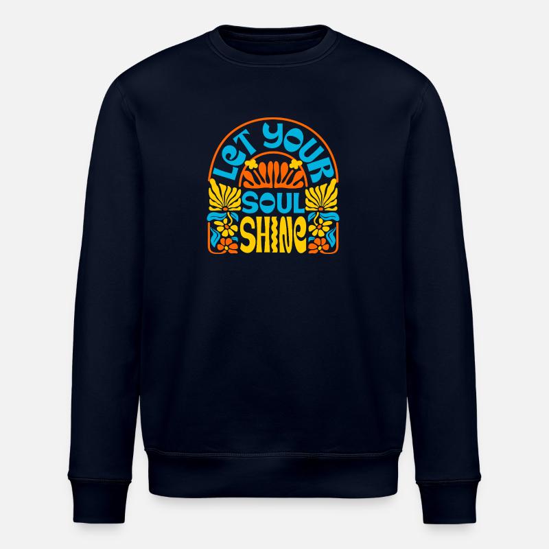 Sommerliche retro-kunst - Stanley/Stella Unisex Bio-Sweatshirt ROLLER - Navy